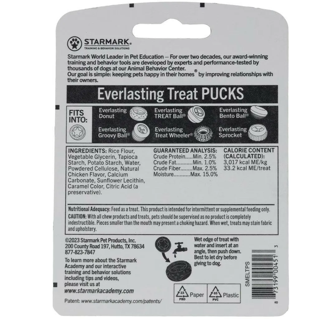 Starmark Everlasting Treat PUCKS Chicken Flavor Dental Dog Chews